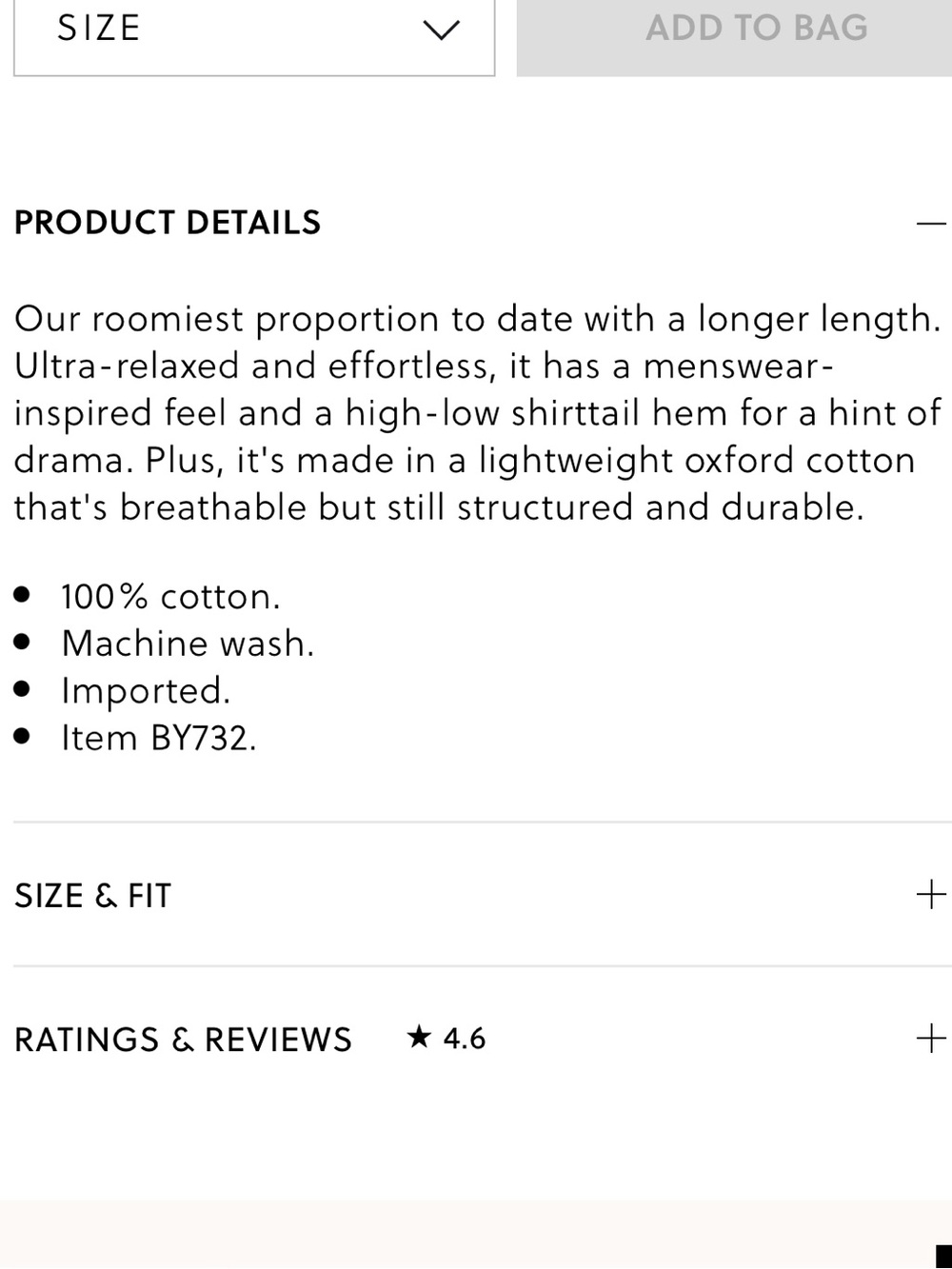 J Crew Étienne oversized shirt in striped lightweight oxford - Picture 2 of 5